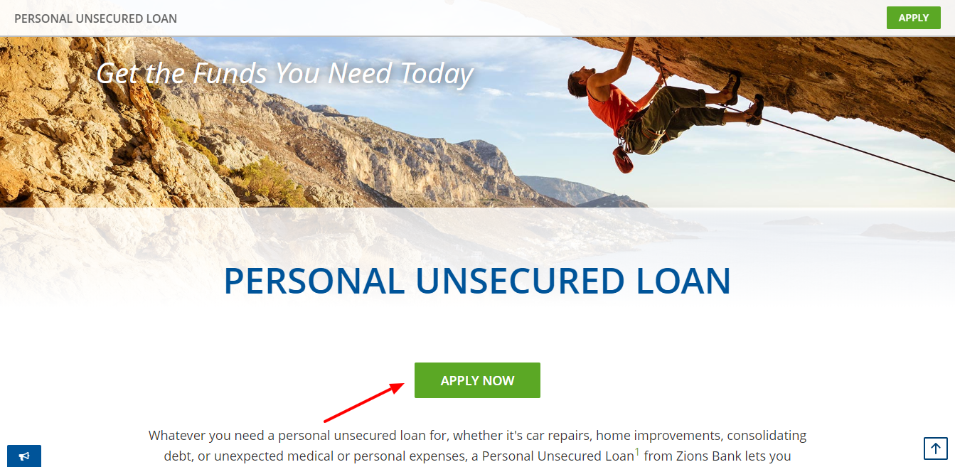 Zions Bank Personal Unsecured Loan Personal Loans
