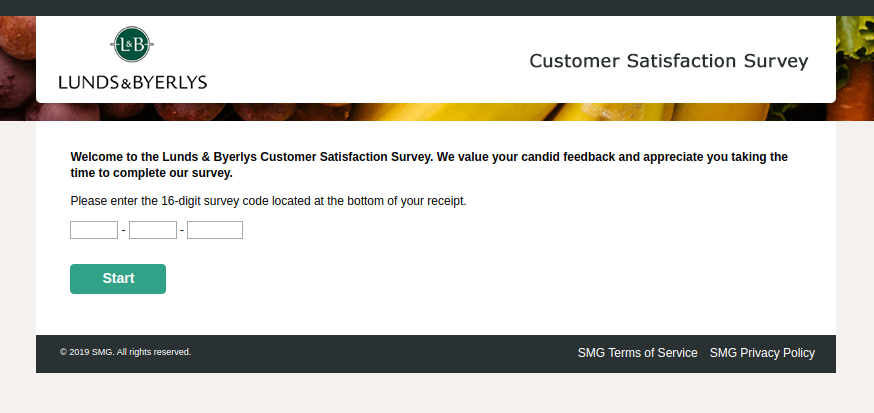 Lunds Byerlys Customer Satisfaction Survey