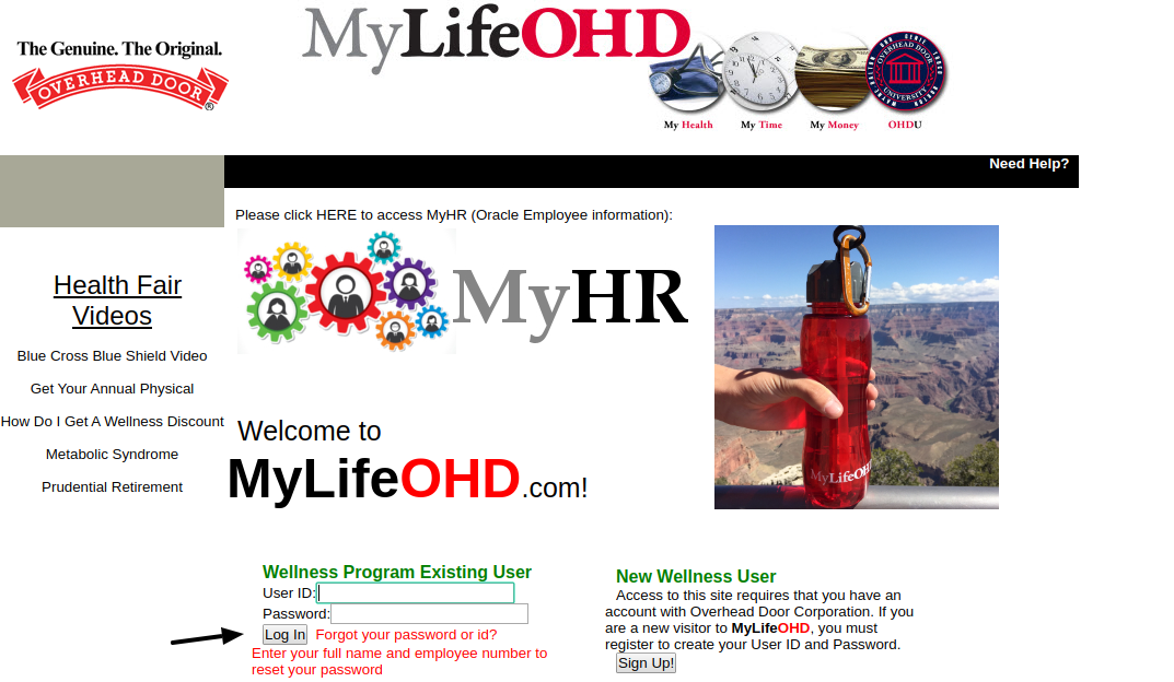 MyLifeOHD Login