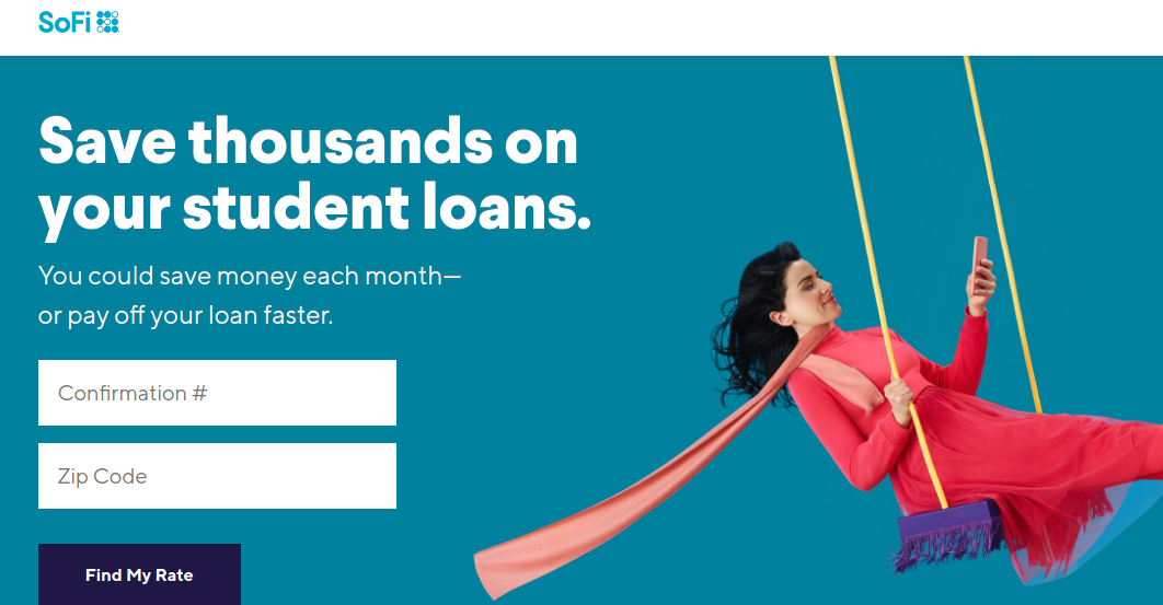 Refinance Student Loans with SoFi Logo