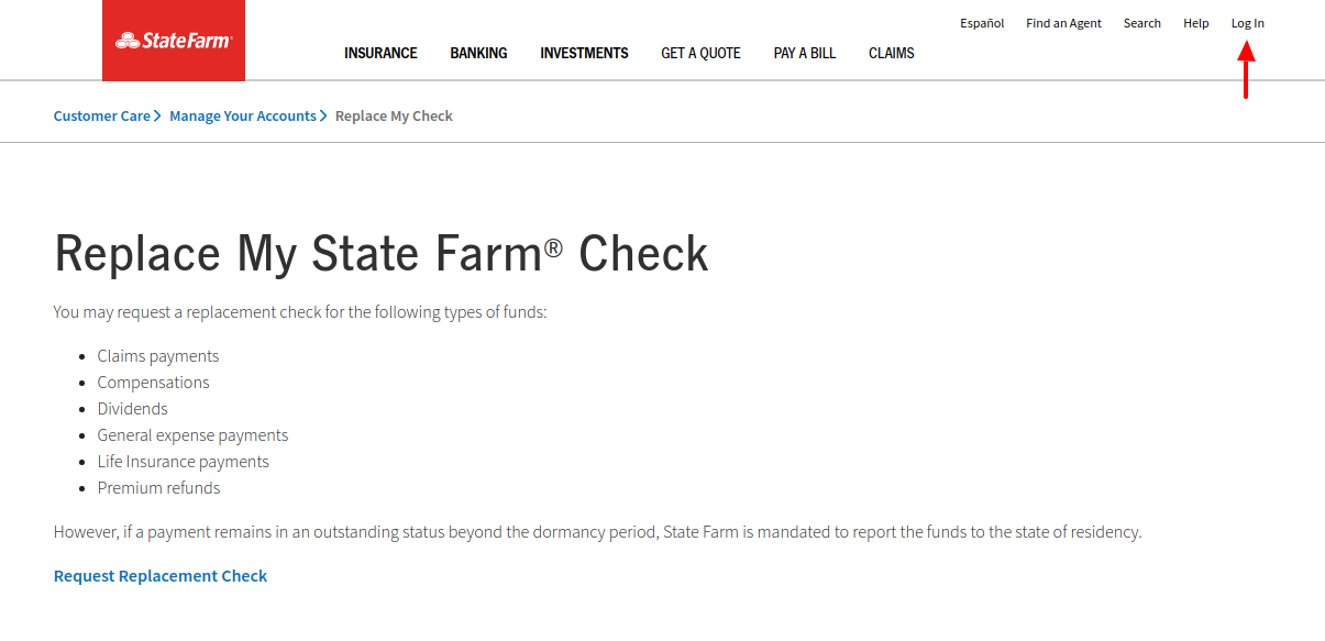 Replace My Check State Farm Login