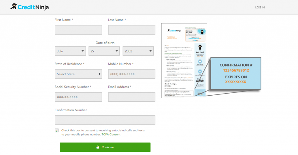 Www creditninja preapproved How To Apply CreditNinja Personal 